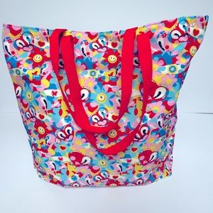 ESTĒE LAUDER Smily Face Heart Tote Bag 100% Recycled Valentines Day Summer